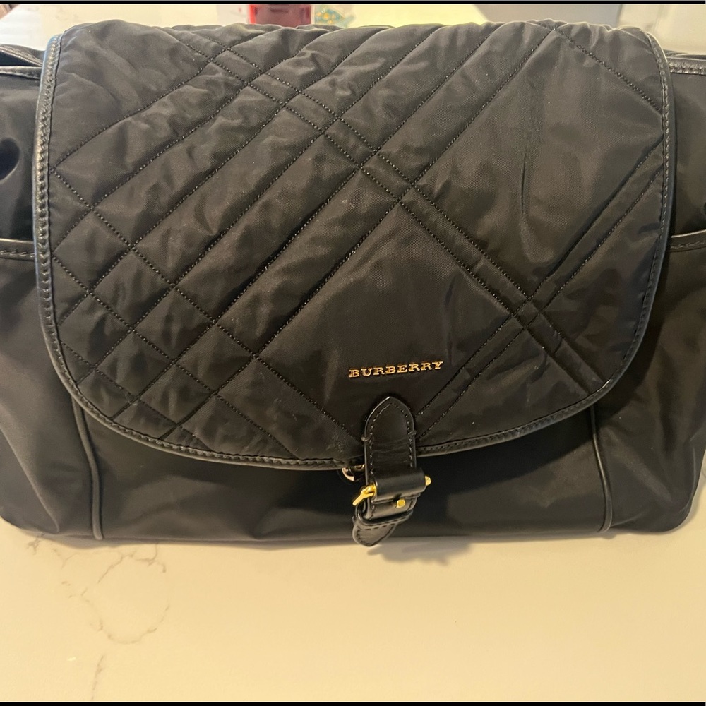 Burberry diaper tote bag